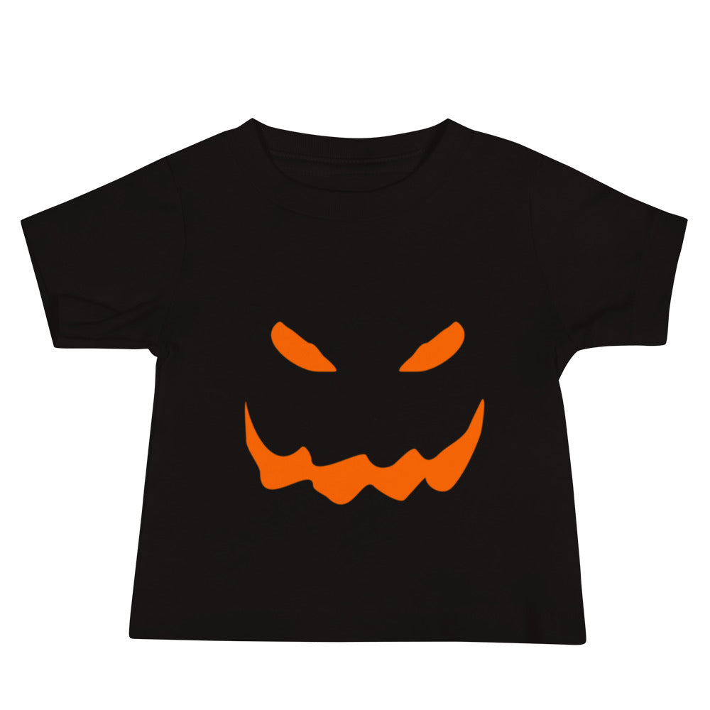 Pumpkin Face Baby Jersey Short Sleeve Tee